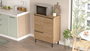 Hanah Home Armario de Cocina On8A-S Nogal